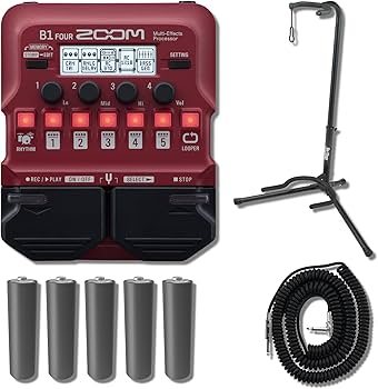 Amazon.com: Zoom B1 FOUR Bass Multi-effects Processor with XCG-4